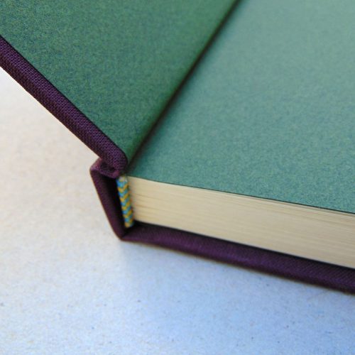 Libro de firmas "40" años con cristal. MardePapel.