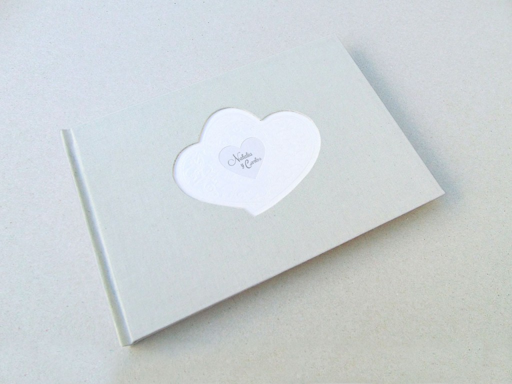 Libro de firmas para bodas personalizado