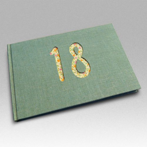 Libro de firmas 18 lino verde.MardePapel