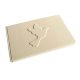 Libro de firmas con paloma en relieve