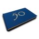 Libro de firmas azul 50 años.