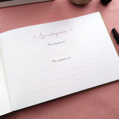 Libro de firmas niña ramo de flores 11. MardePapel