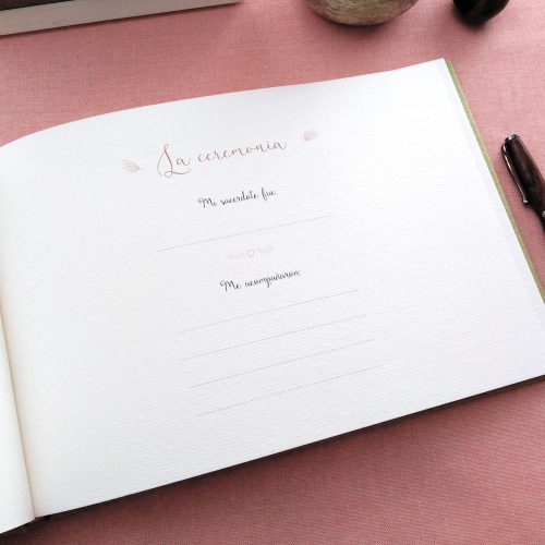 Libro de firmas niña ramo de flores 12. MardePapel