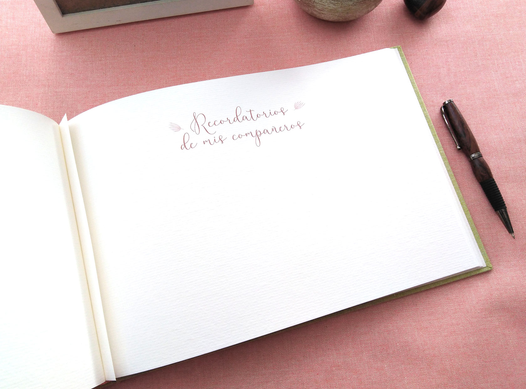 Libros de firmas<br> impresos