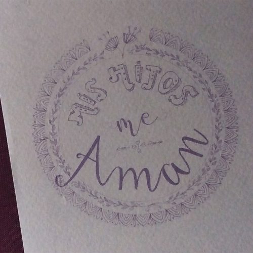 Álbum de fotos para mamá con amor. Mardepapel