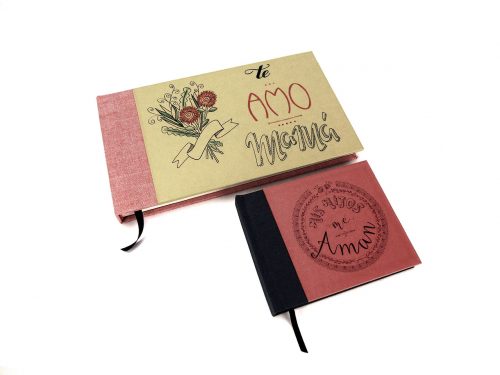 Libretas para mamá con girasoles. Mardepapel