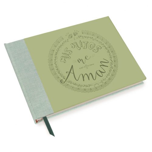 Libretas para mamá verde y rojo. Mardepapel